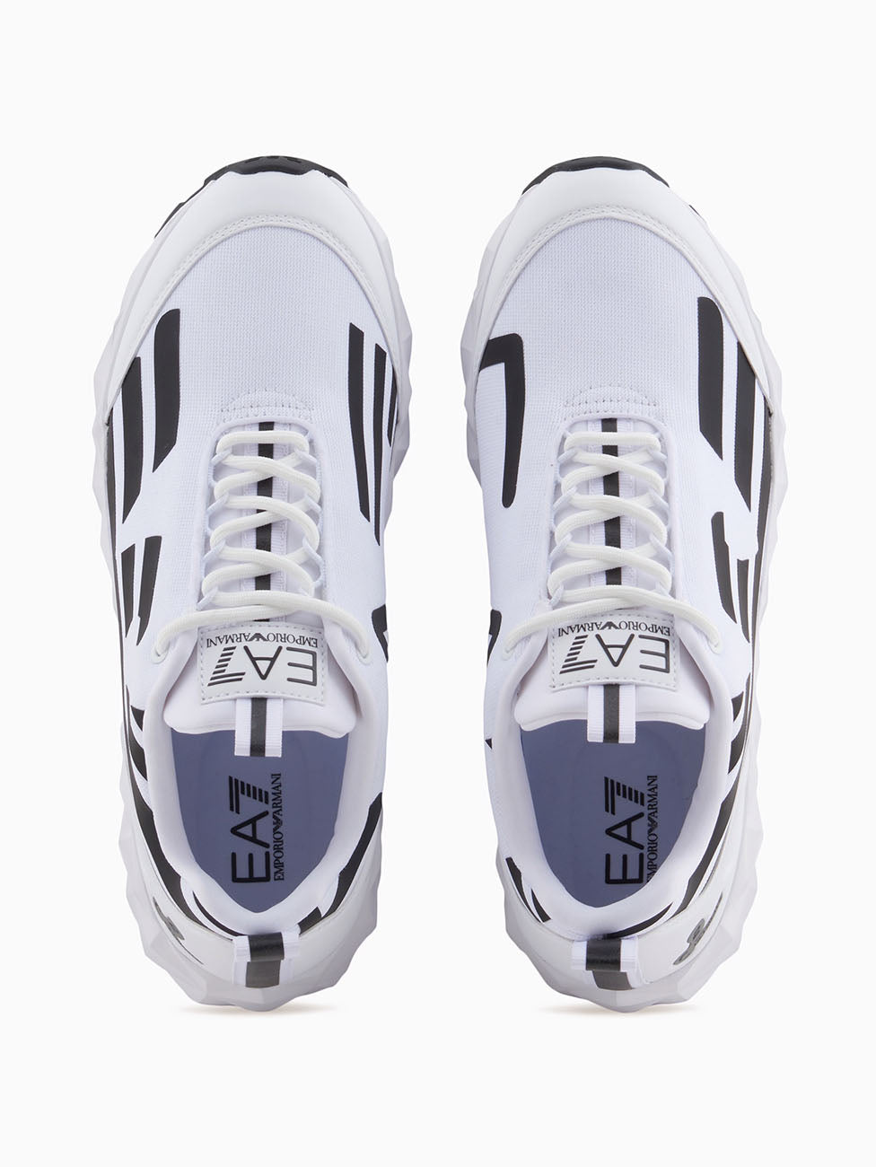 EA7 White & Black Ultimate C2 Kombat Core Sneakers