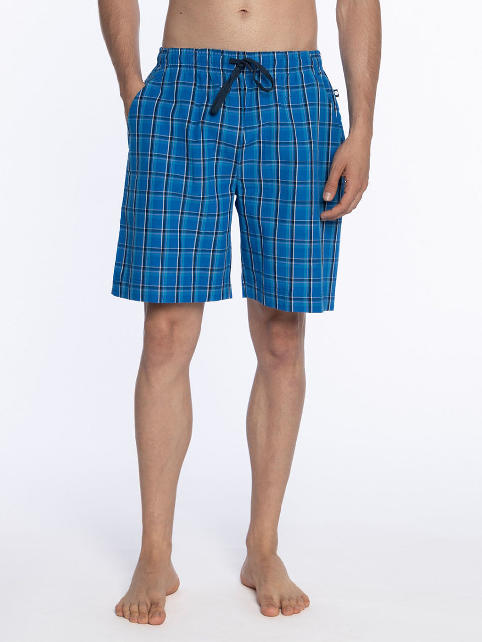 Punto Blanco Clay Blue Checkered Shorts