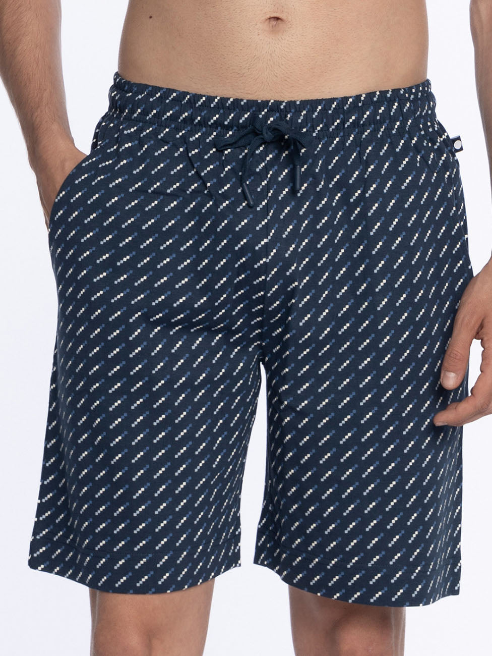 Punto Blanco Clay Black Print Shorts