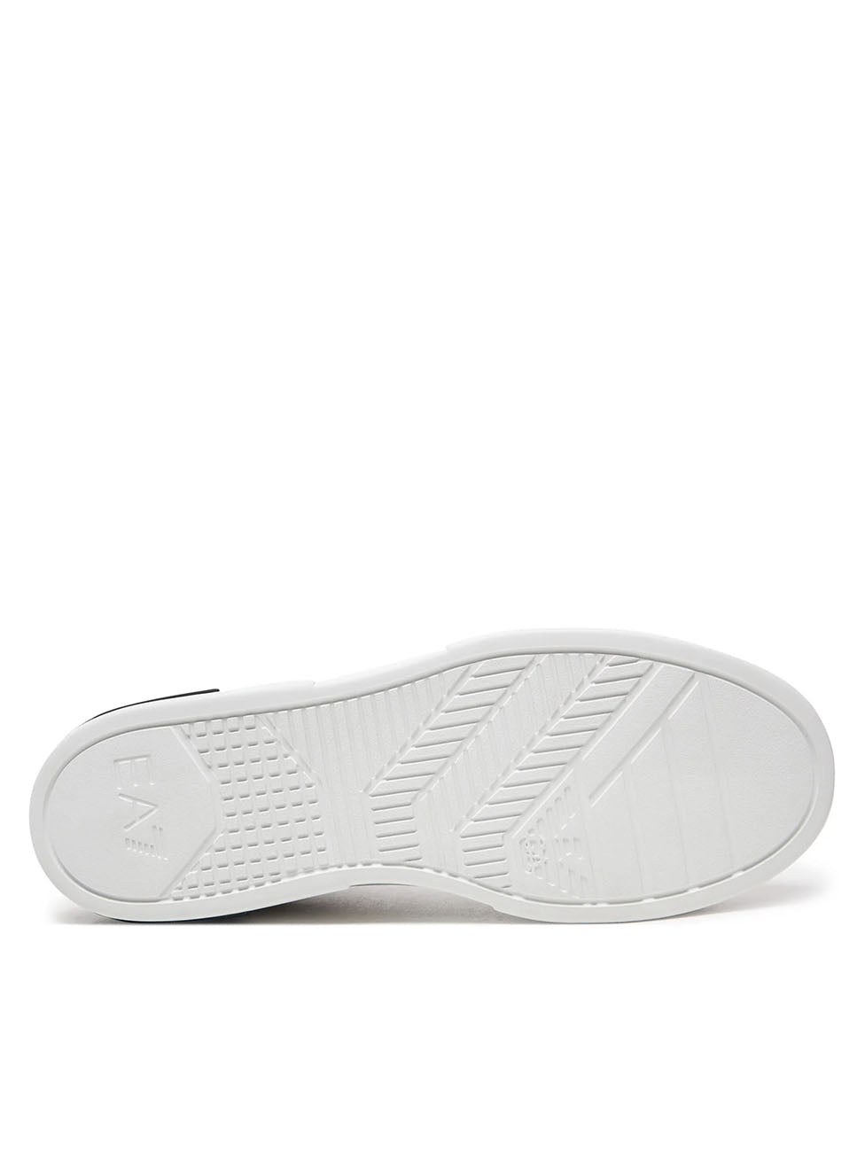EA7 White & Black Court Premium Sneakers