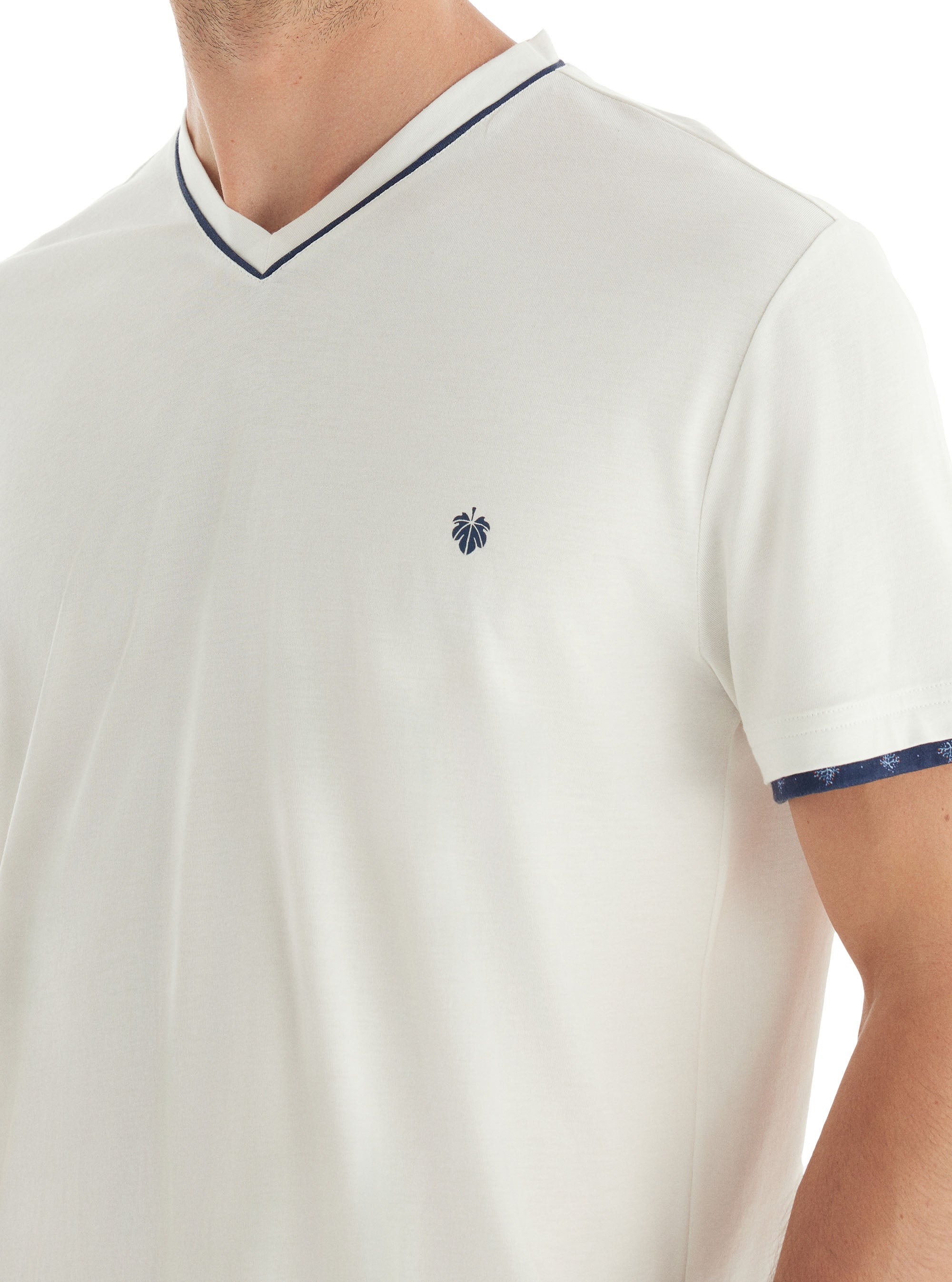 Blackspade White Men's Short Pyjama Set