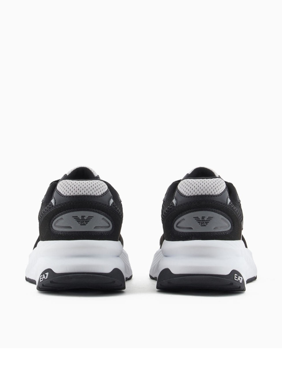 EA7 Black & Silver Crusher Sonic Sneakers