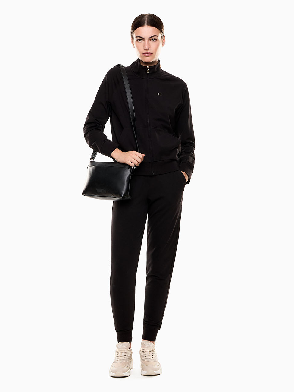 EA7 Core Lady Stretch-cotton Joggers