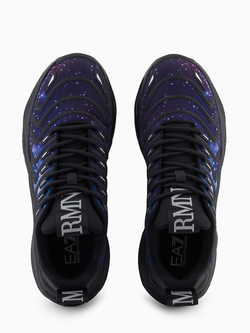 EA7 Triple Black Infinity Galaxy Sneakers