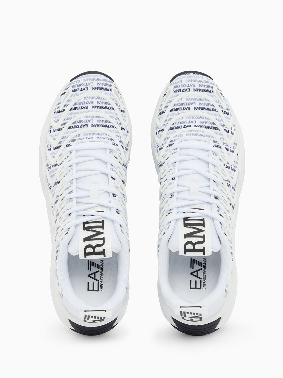 EA7 White Infinity Galaxy Sneakers