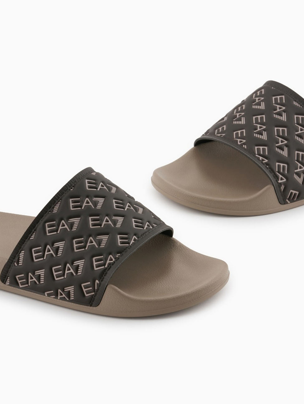 EA7 Logo Pattern Slippers