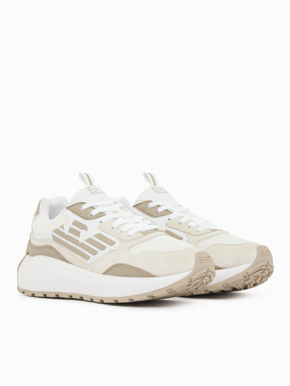 EA7 Beige Wader Vintage Sneakers