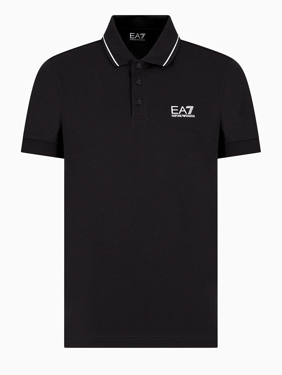 EA7 Core Identity Stretch-Cotton Polo Shirt