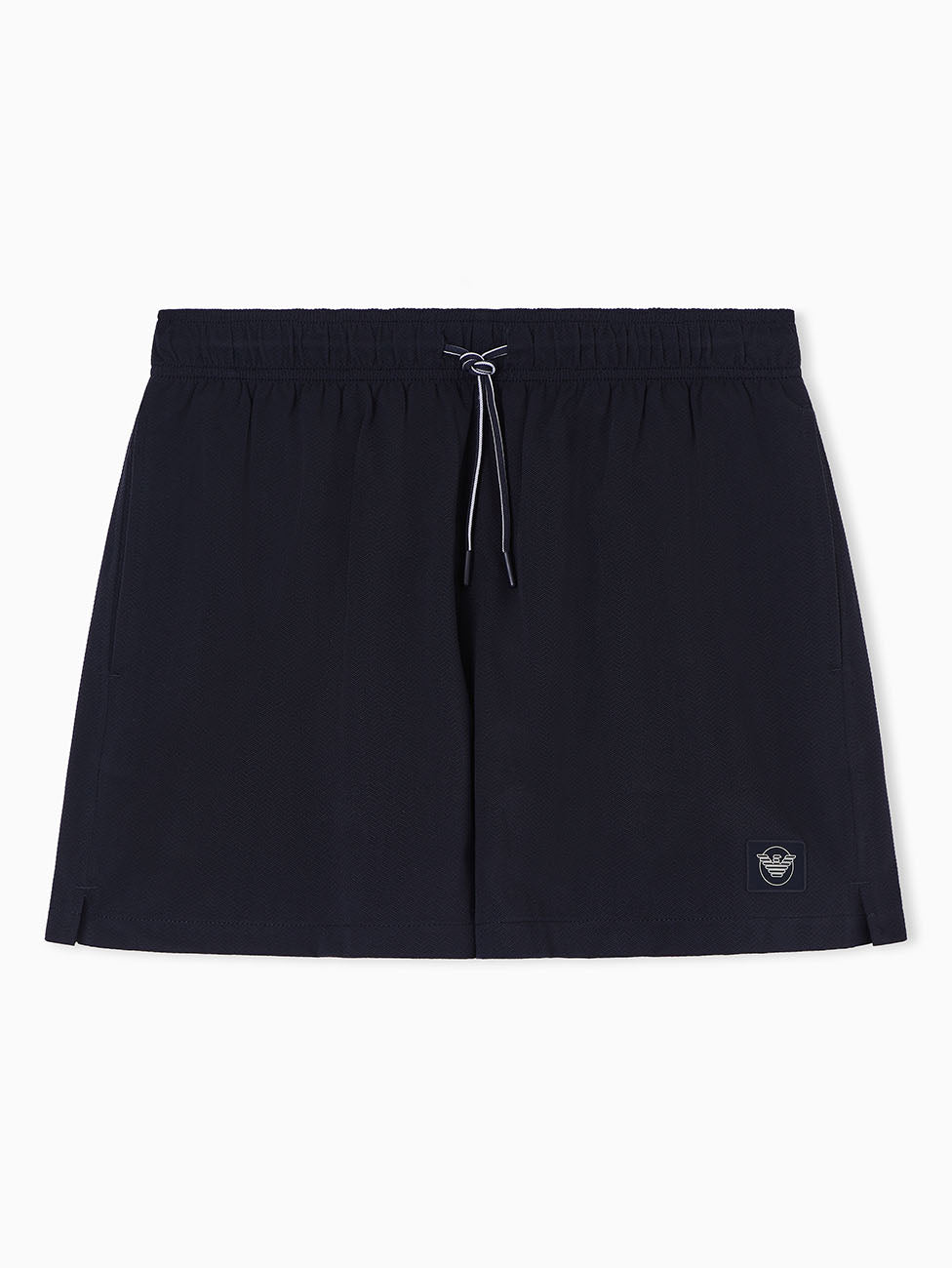 Emporio Armani Satin Label Patch Swim Shorts