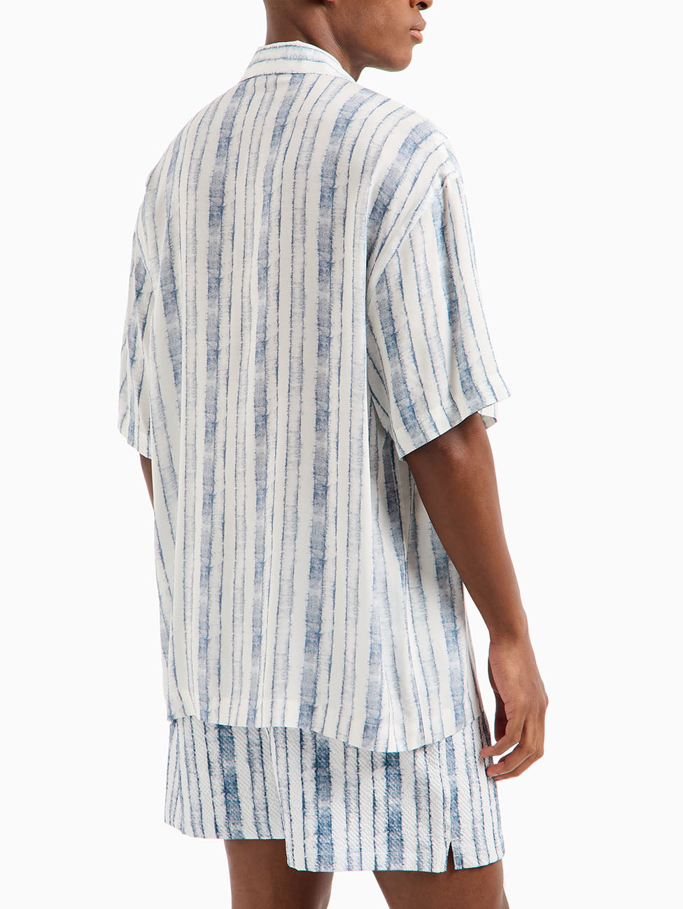 Emporio Armani Abstract Pattern Beach Shirt