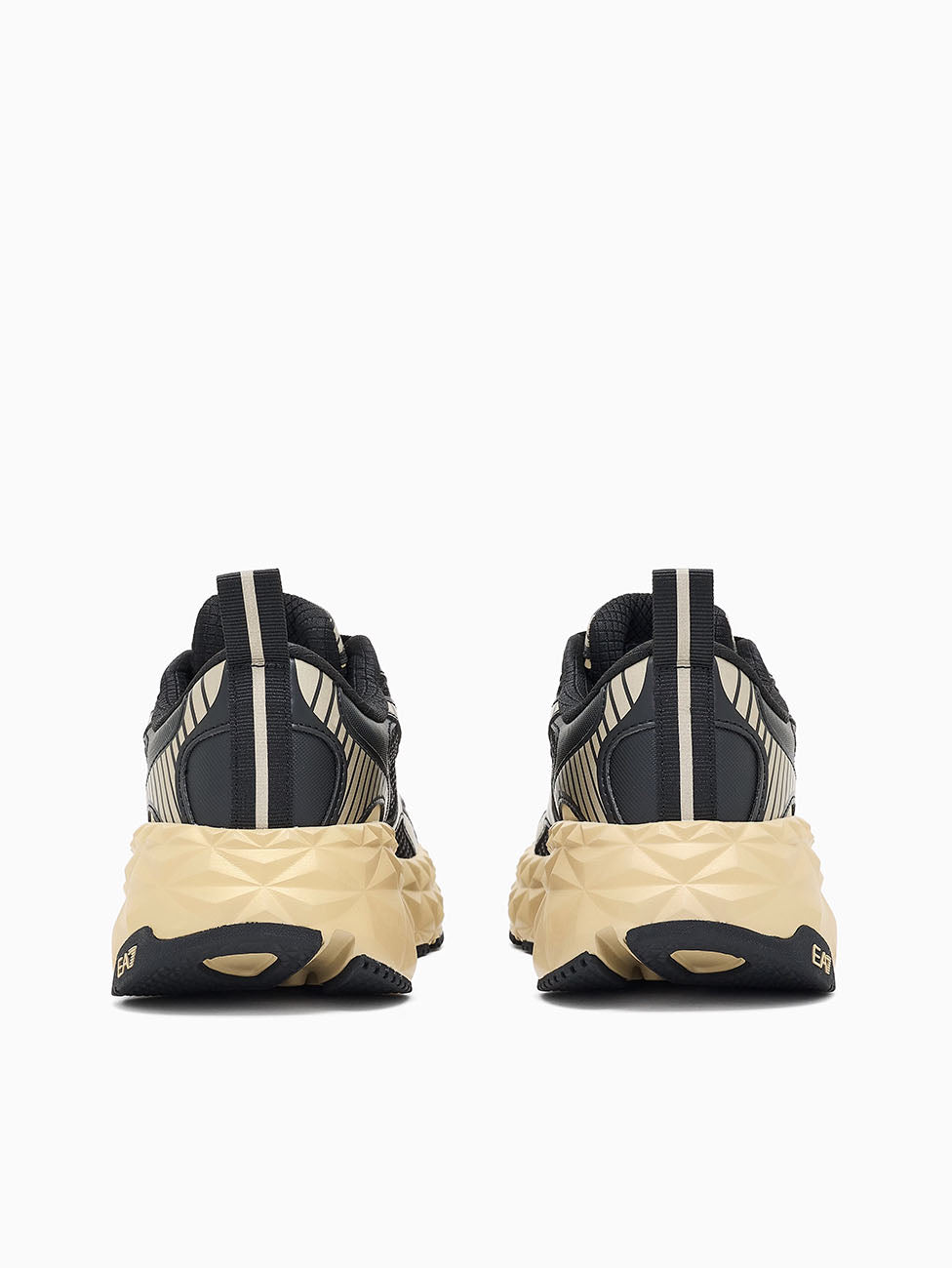 EA7 Black & Gold Ultimate C2 Kombat Tech Sneakers