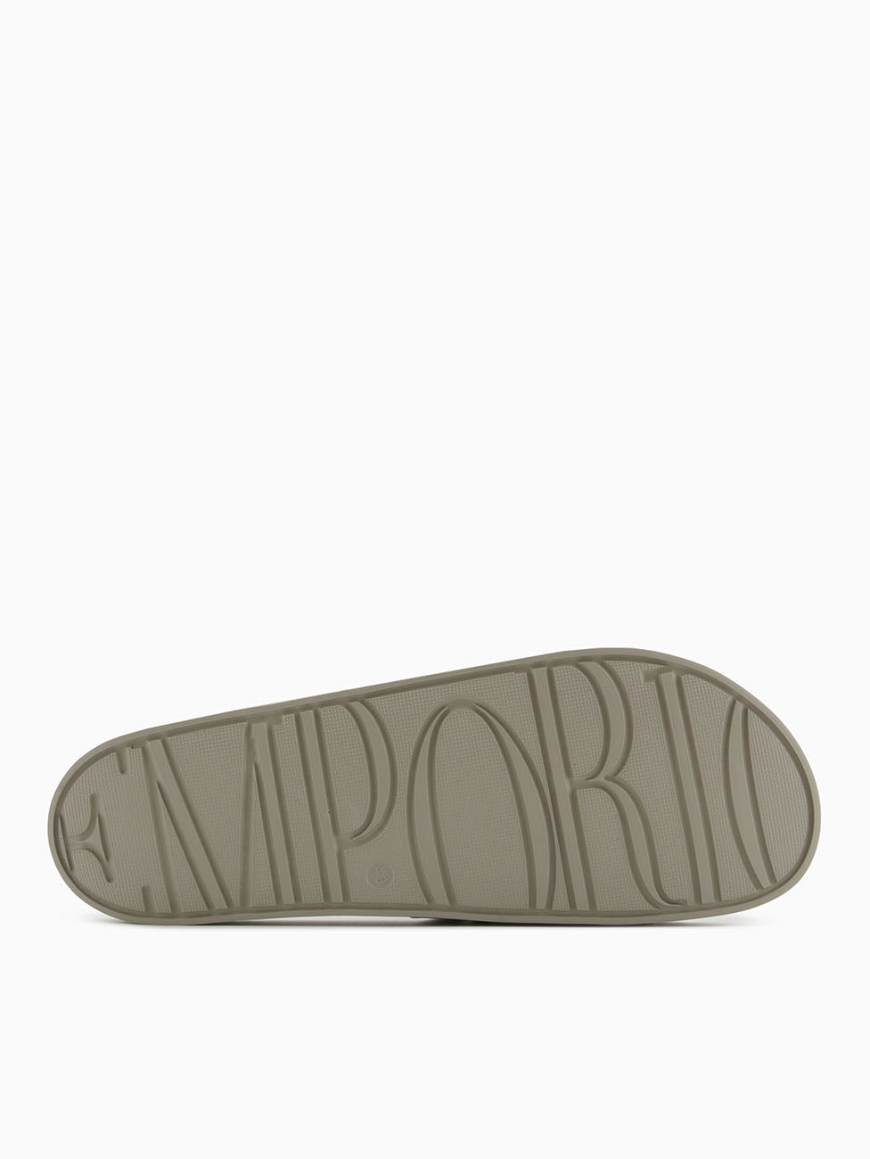 Emporio Armani Plaza Black Embossed Eagle Slippers