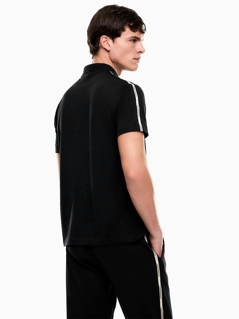EA7 TRAIN LOGO SERIES TAPE  POLO POLO SHIRT