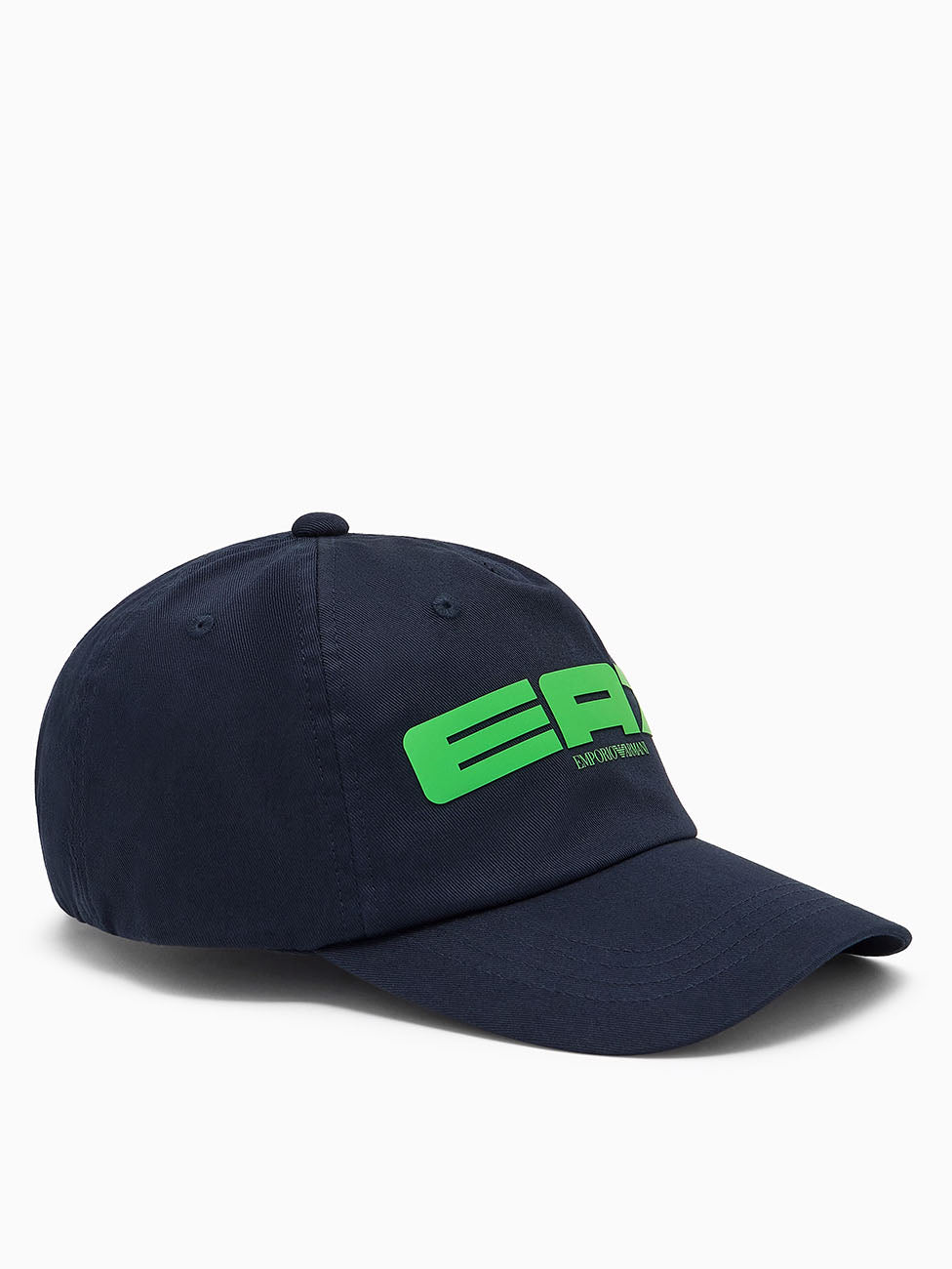 EA7 Logo Series Cotton Baseball Cap