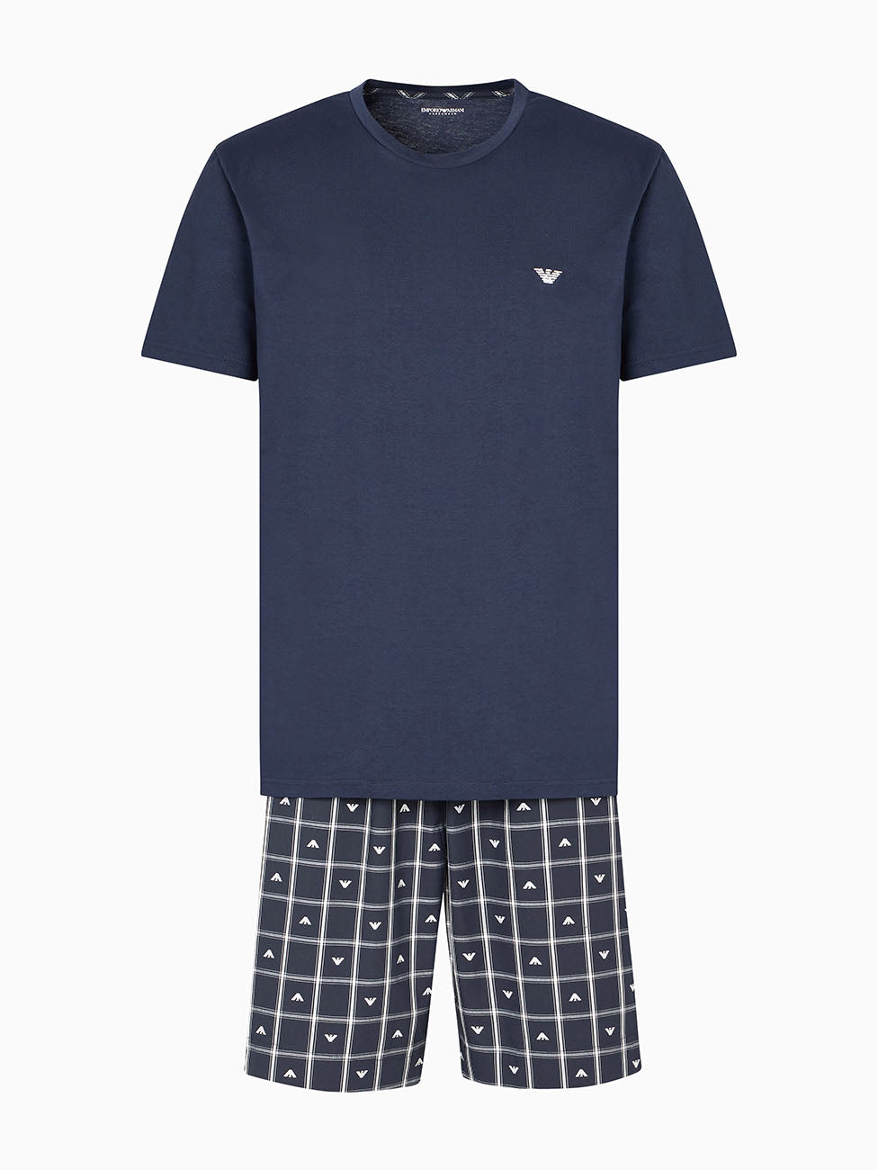 Emporio Armani All-Over Pattern Short Pyjamas