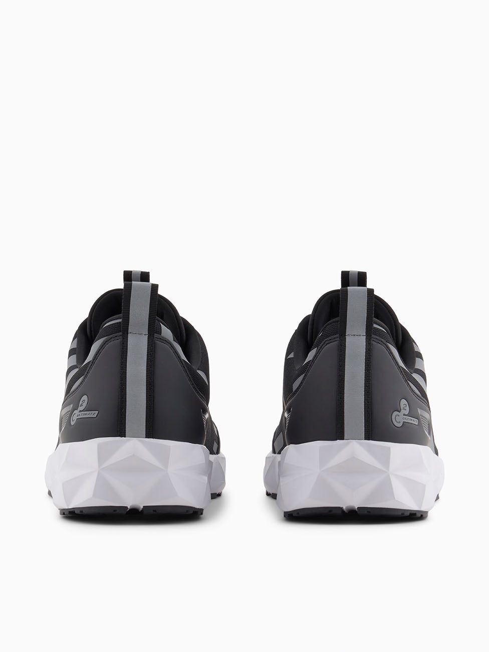 EA7 Black & Silver Ultimate C2 Kombat Core Sneakers