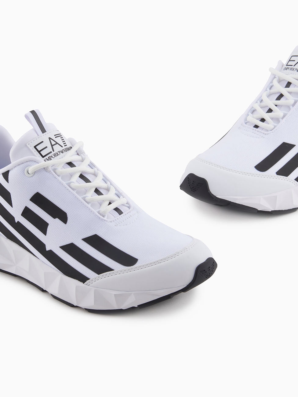 EA7 White & Black Ultimate C2 Kombat Core Sneakers