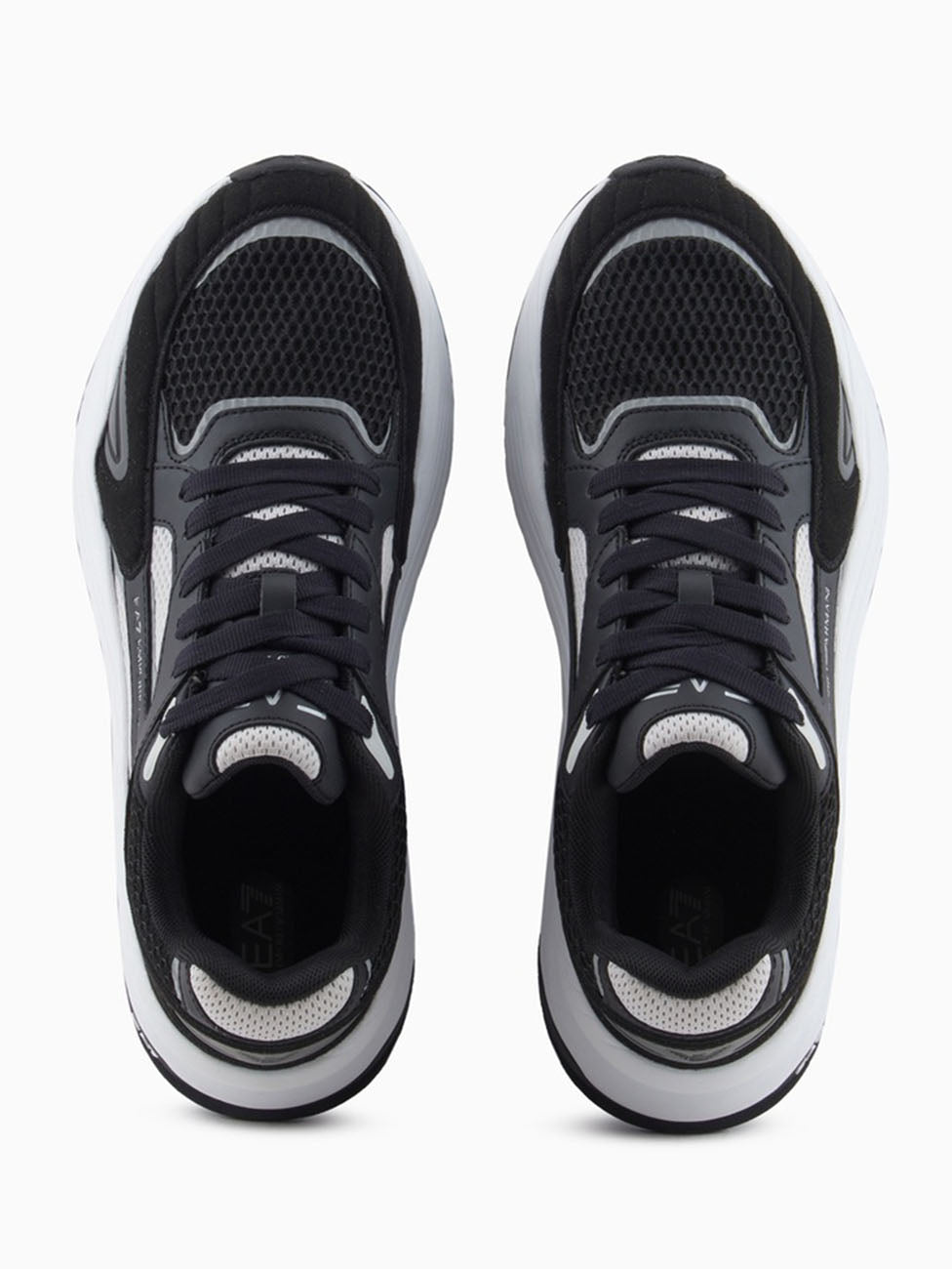 EA7 Black & Silver Crusher Sonic Sneakers