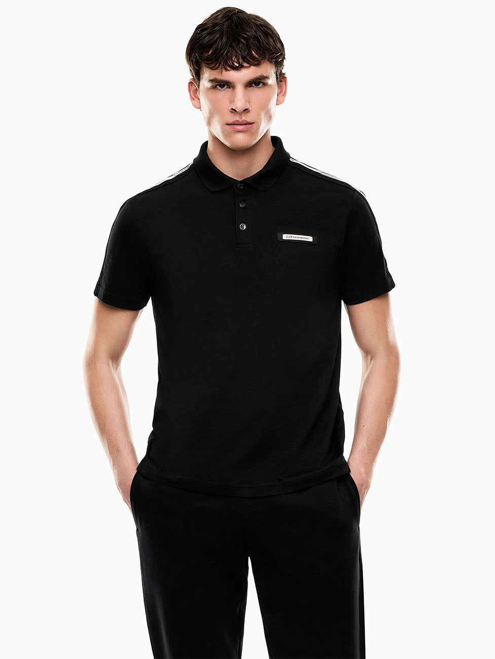 EA7 TRAIN LOGO SERIES TAPE  POLO POLO SHIRT