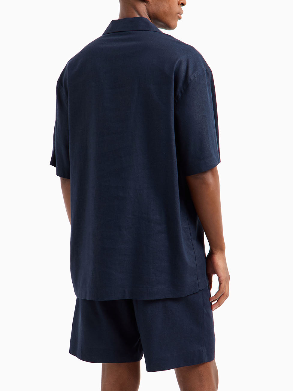 Emporio Armani Linen Blend Beach Shirt