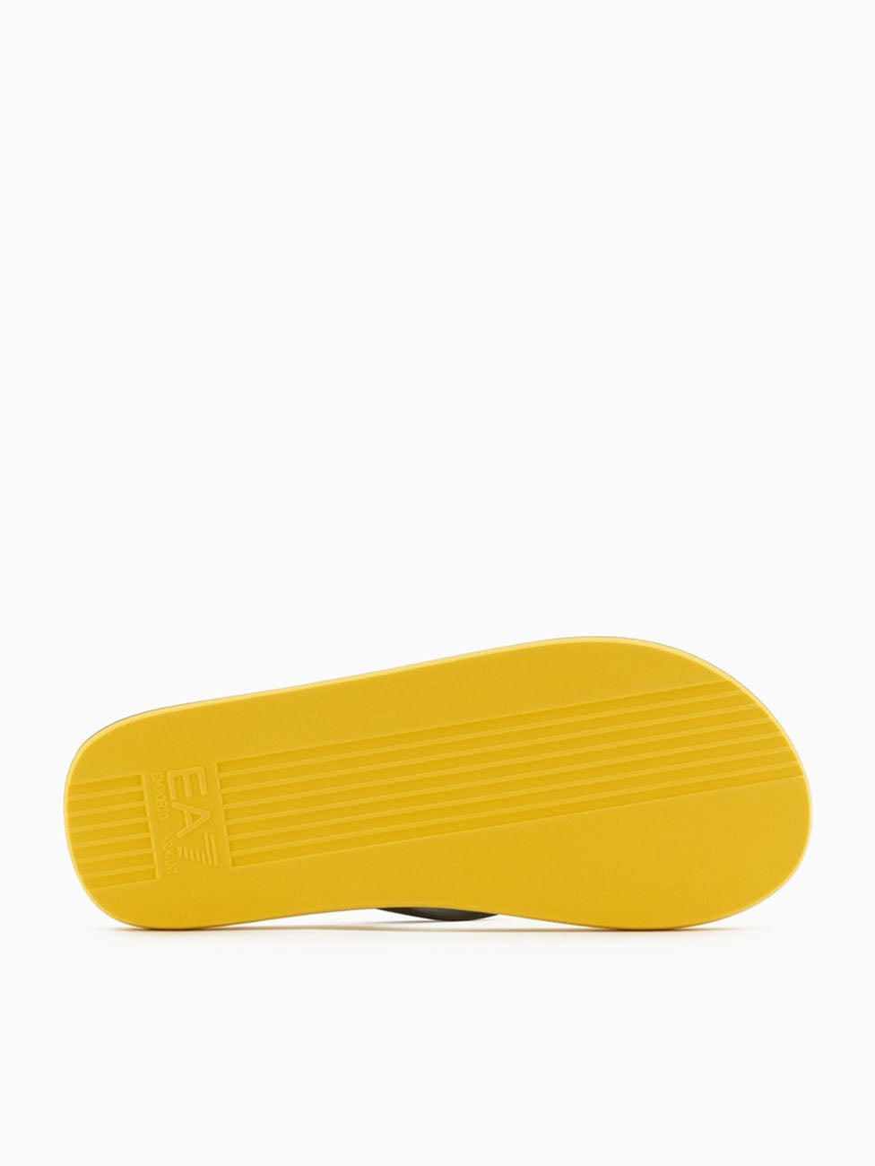 EA7 Yellow & Black Rubber Flip Flops