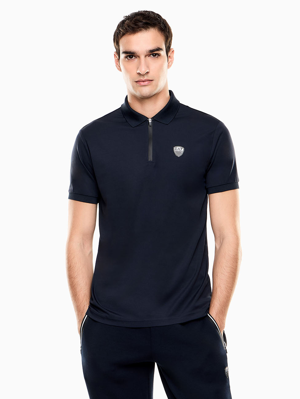 EA7 Premium Shield Polo Shirt