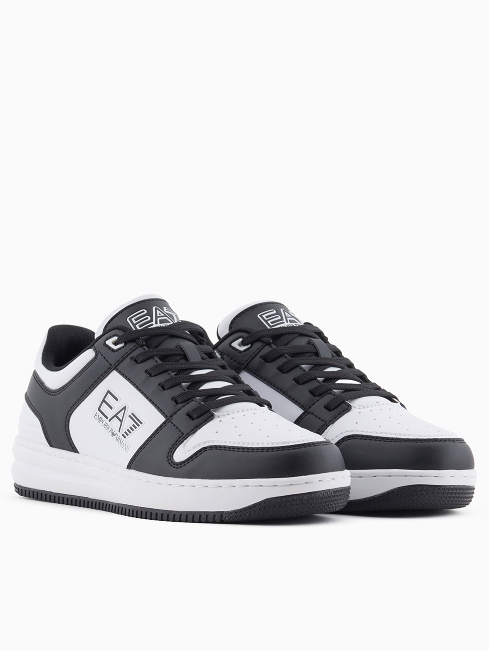 EA7 Black & White Slasher Sneakers