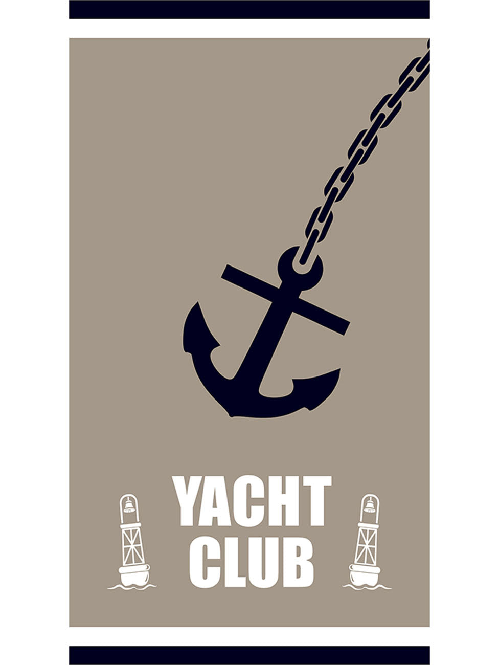 Le Comptoir De La Plage Yacht Club Beach Towel